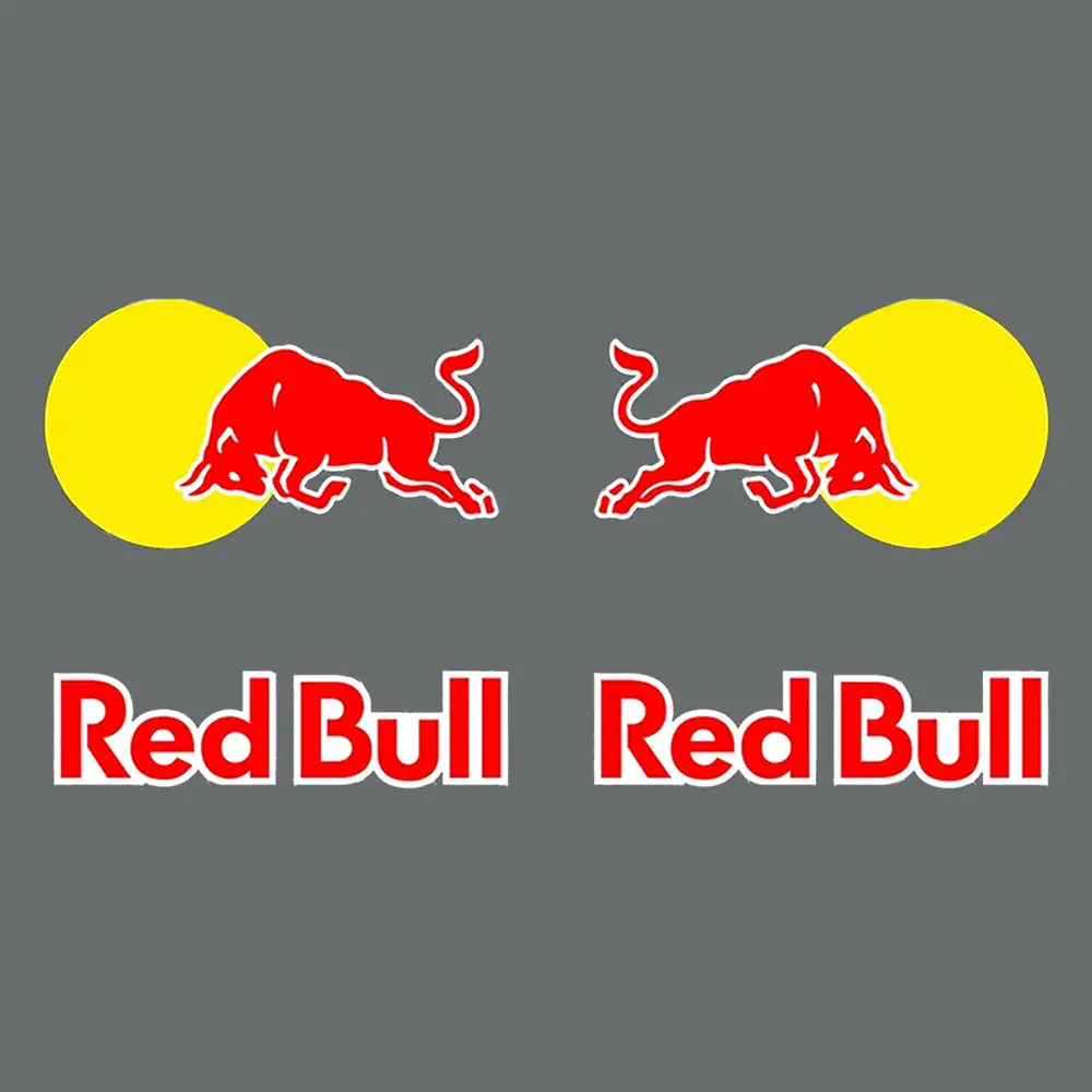 Calcomanías casco moto - Red Bull 2 Stickers casque moto - Red Bull - Imagen 2