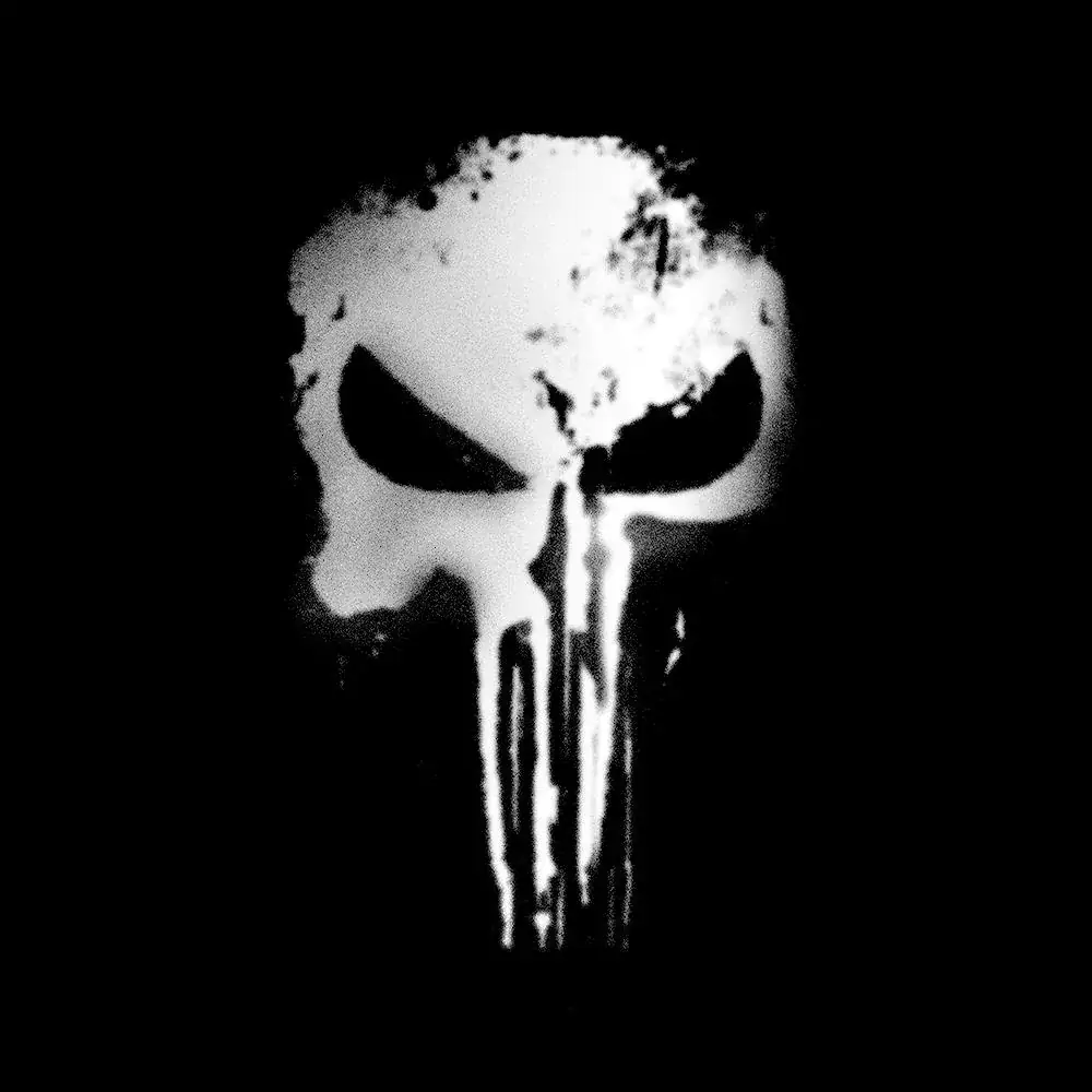 Kypärätarrat - Punisher 2 Stickers casque moto - Punisher - Kuva 2