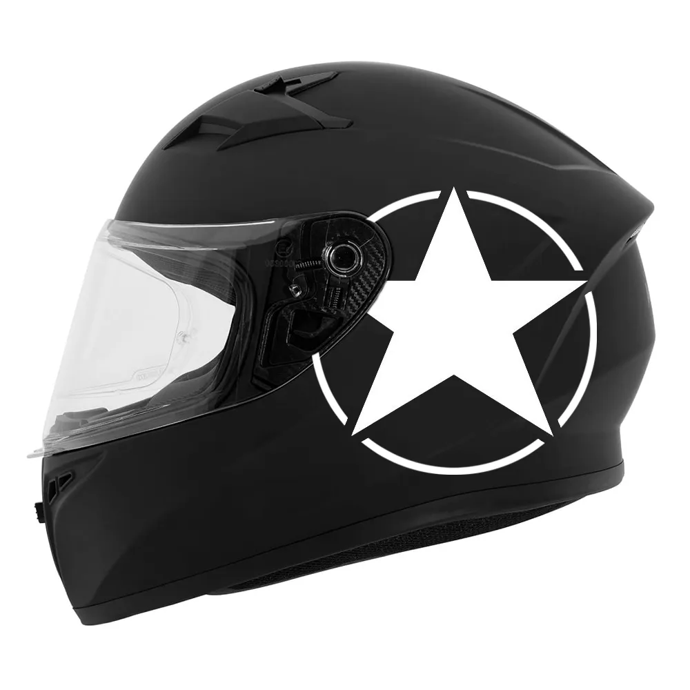 Motorradhelm-Aufkleber - Star 1 Motorradhelm-Aufkleber - Star