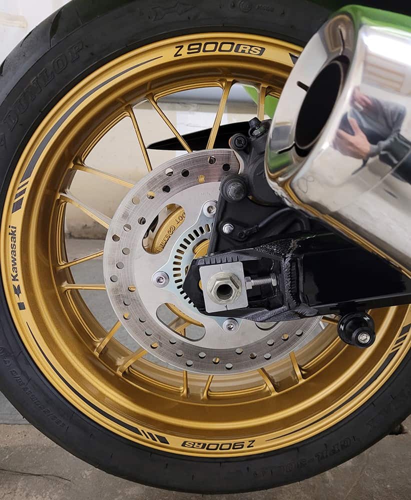 Kawasaki Z900 RS 4 Rim Decals Stickers jantes Kawasaki Z900 RS - Image 4