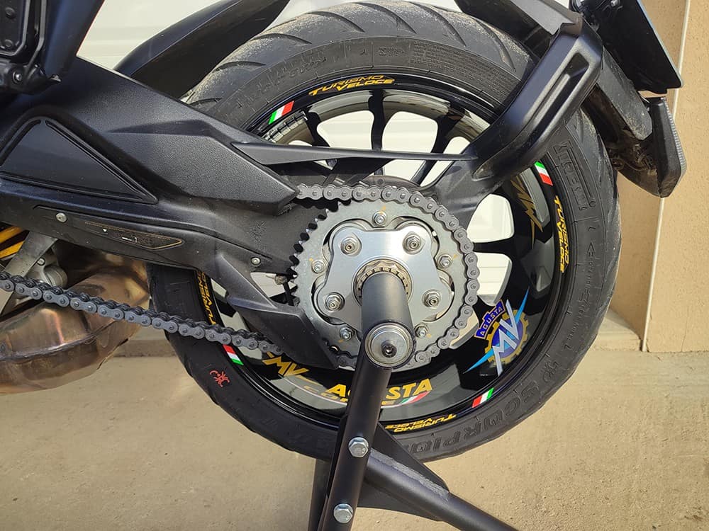 Naljepnice za felge MV Agusta Turismo Veloce 4 Stickers jante MV Agusta Turismo Veloce - Slika 4