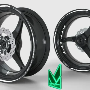 Yamaha MT 07 rim decals - Photoluminescent (Clearance)