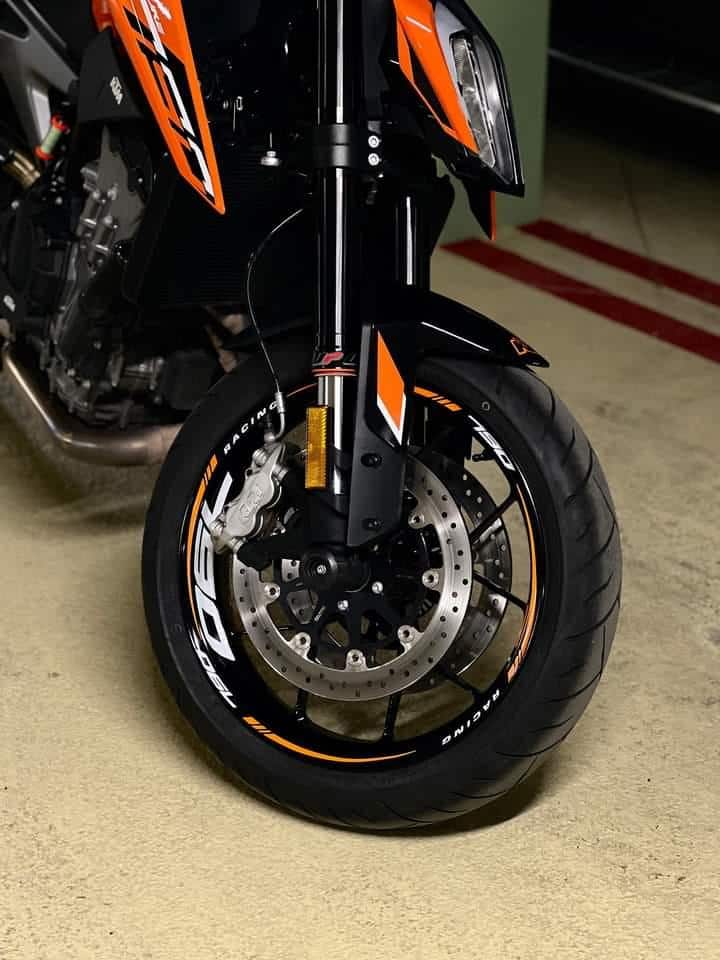 Fælgstickers KTM Duke 790 3 Stickers jante KTM Duke 790 - Billede 3