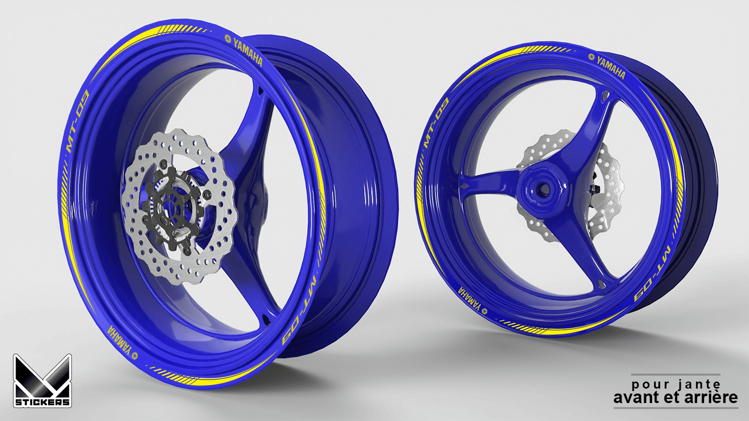 Tira adhesiva para llanta Yamaha MT-09 - Amarillo (Liquidación) 1 Tira adhesiva para llanta Yamaha MT-09 - Amarillo (Liquidación)