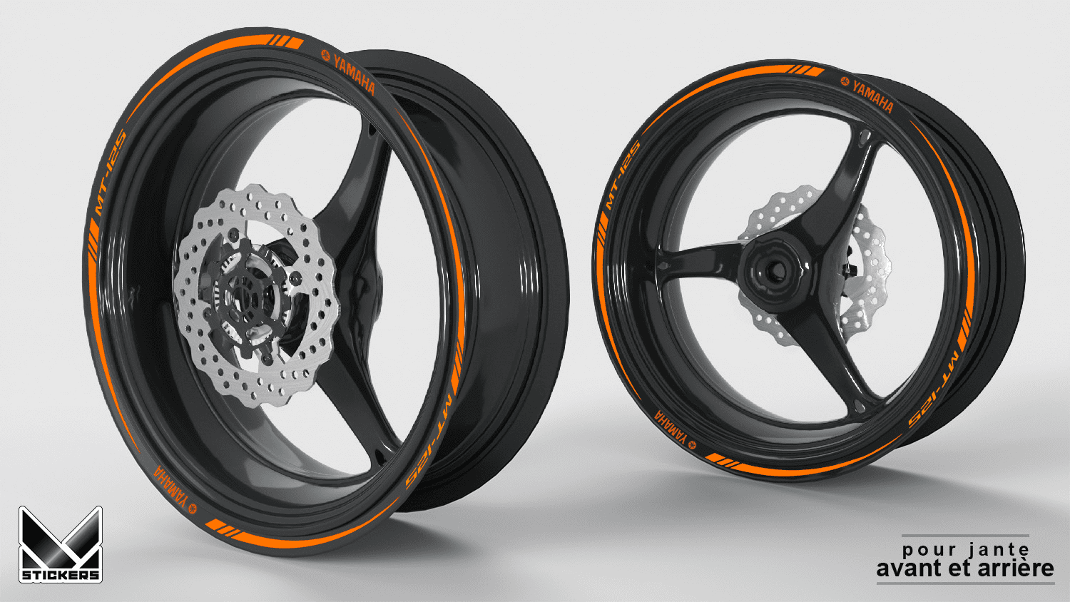 Vanneteippi Yamaha MT-125 - Oranssi fluoresoiva (Poistoerä) 1 Vanneteippi Yamaha MT-125 - Oranssi Fluoresoiva (Poistoerä)