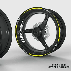 Yamaha XJ6 Rim Decals – Yellow (Closeout)