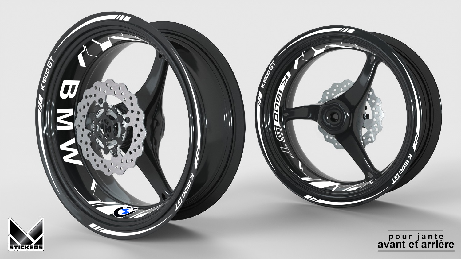 Autocolantes para jantes BMW K 1600 GT (liquidação) 1 Autocolantes para jantes BMW K 1600 GT (descontinuação)
