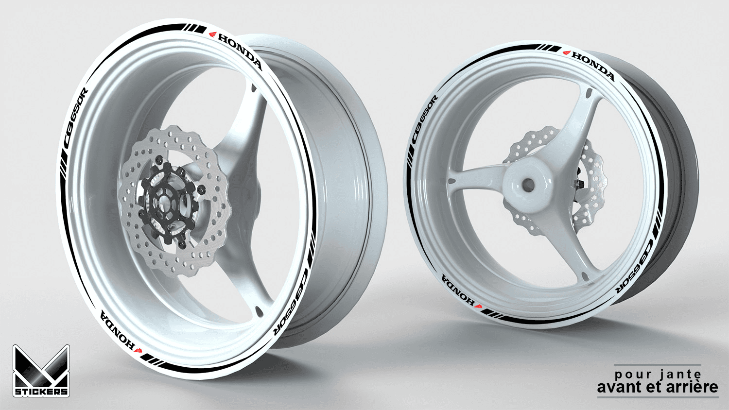 Rim strips ruote Honda CB 650 R Nero – Liquidazione 1 Strisce adesive per cerchi Honda CB 650 R Nero – Svuoto magazzino