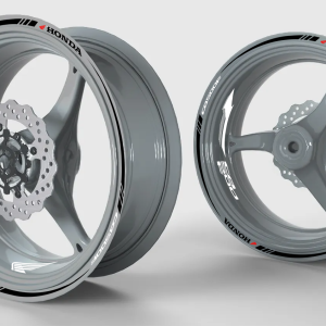 Rim Decals Honda CB500F Black & White – Clearance