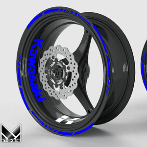 Rim Decals Kawasaki Z900 Blue – Clearance