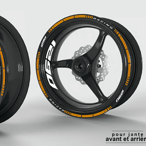 KTM 1290 Rim Decals Orange & White - Clearance