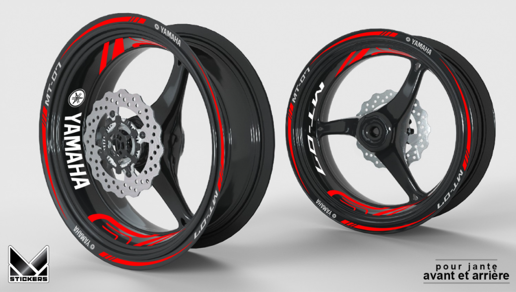 Configurador de pegatinas para llantas moto