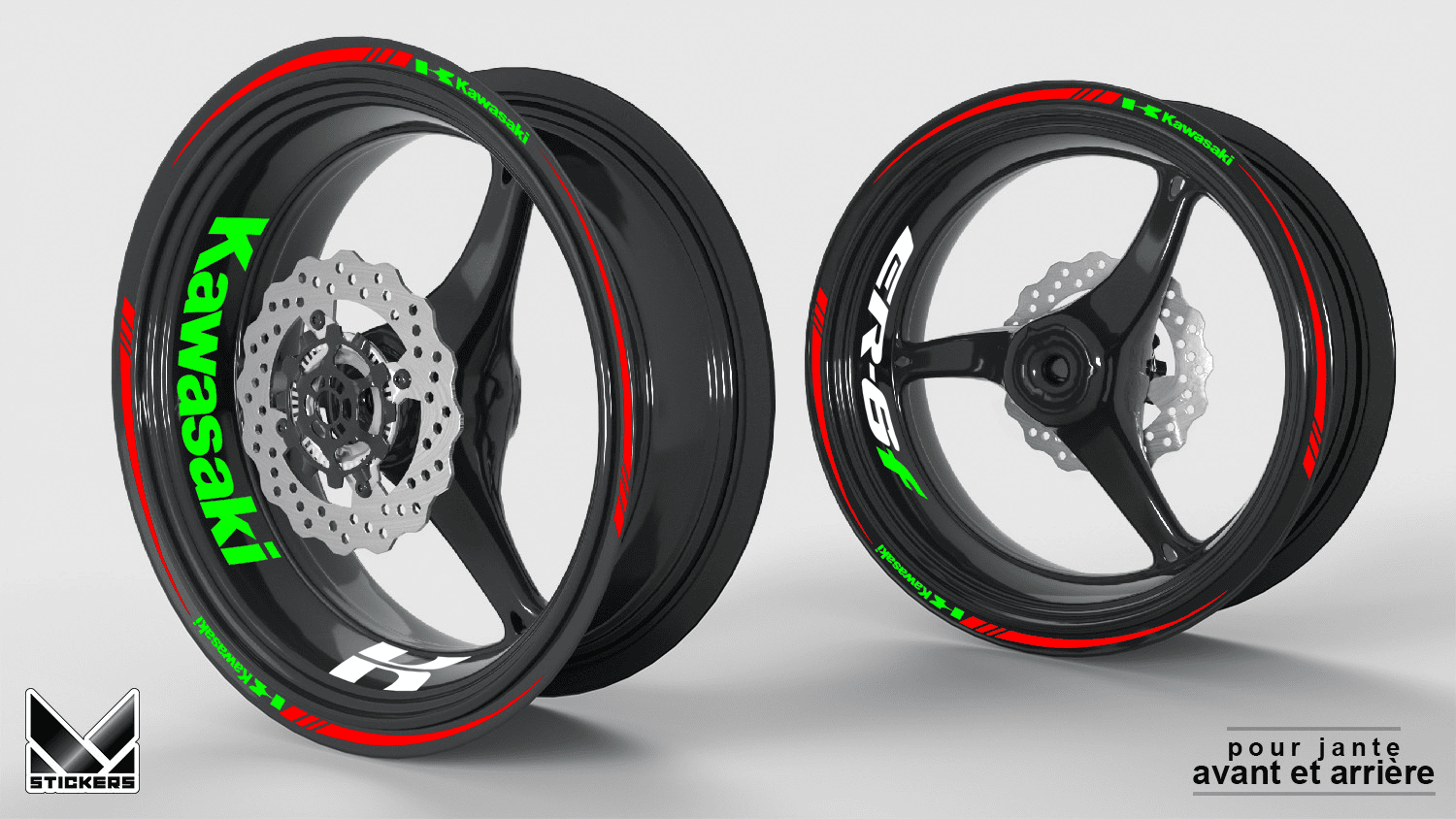 Felnimatricák Kawasaki ER6-F Piros & Zöld – Kiárusítás 1 Felnimatricák Kawasaki ER6-F Piros & Zöld – Készletkisöprés