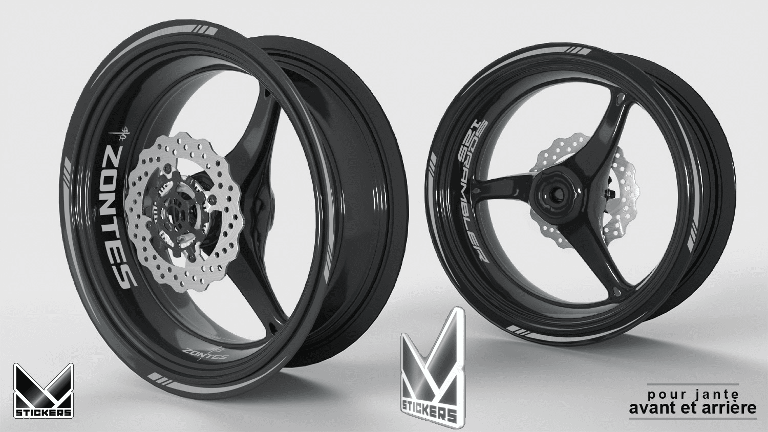 Pegatinas para llanta Zontes Scrambler 125 Gris – Liquidación 1 Pegatinas para llantas Zontes Scrambler 125 Gris – Liquidación