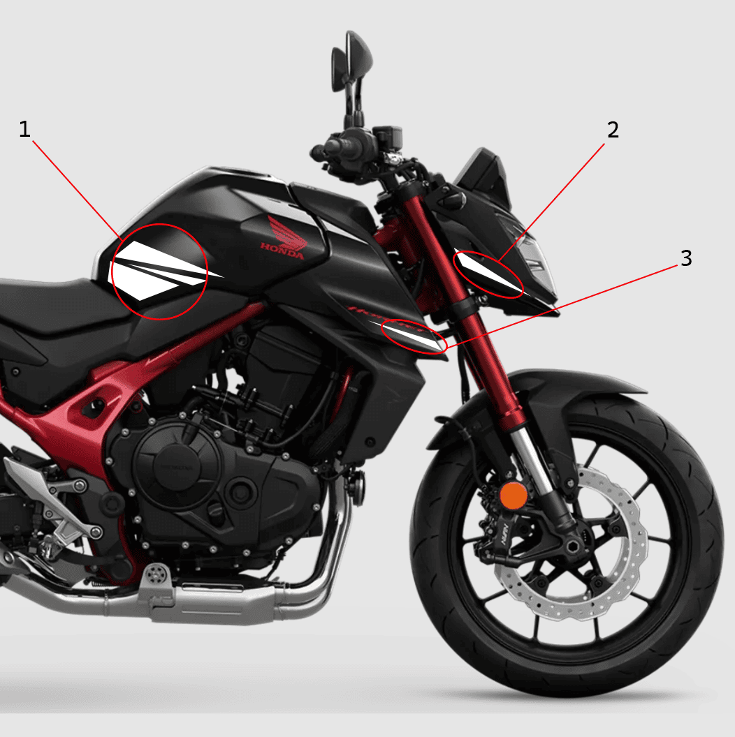 Grafični kompleti - Honda CB 750 Hornet - Stinger 1 Grafični komplet - Honda CB 750 Hornet - Stinger