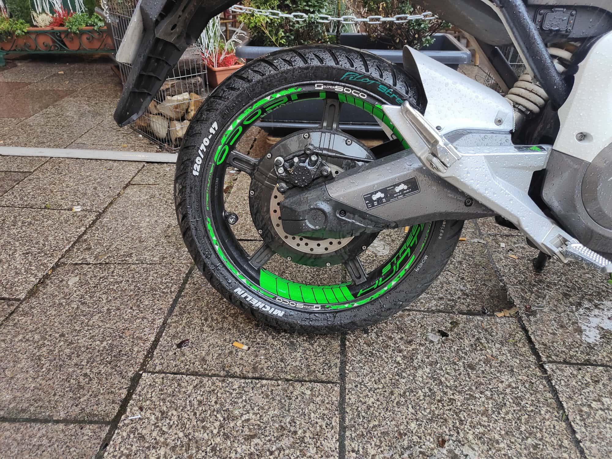 Fælgstickers Super Soco TS Street Hunter 4 Stickers jante Super Soco TS Street Hunter - Billede 4