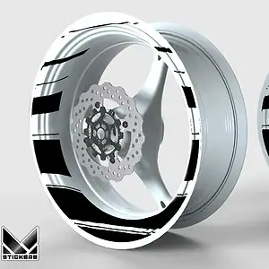 Rim Decals Ring – Race Line (Clearance)