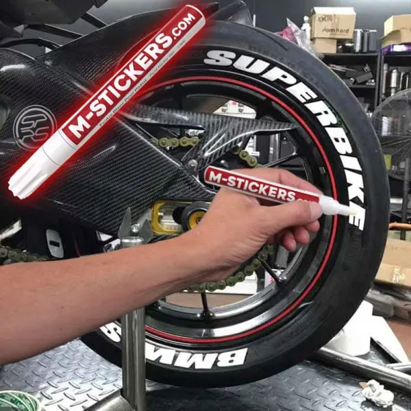 Lápis branco para pneu 1 Lápis branco para pneu