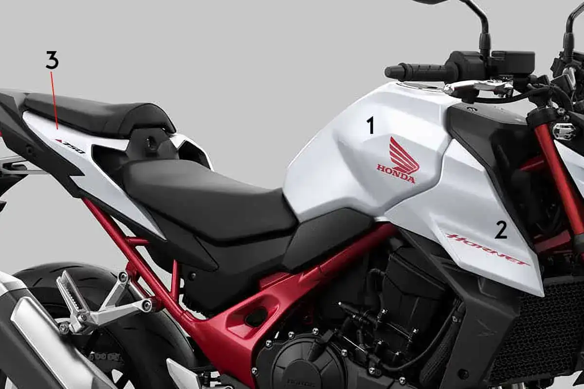 Stickers d'origine - Honda CB 750 Hornet (Déstockage) 1 Stickers d'origine - Honda CB 750 Hornet (Déstockage)