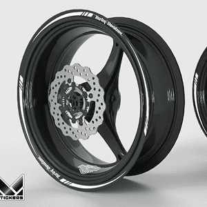 Autocolantes para jantes Harley-Davidson Branco – Liquidação